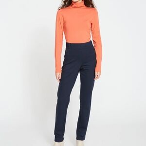 Universal Standard Smart Signature Ponte Pants, Navy, Size XS